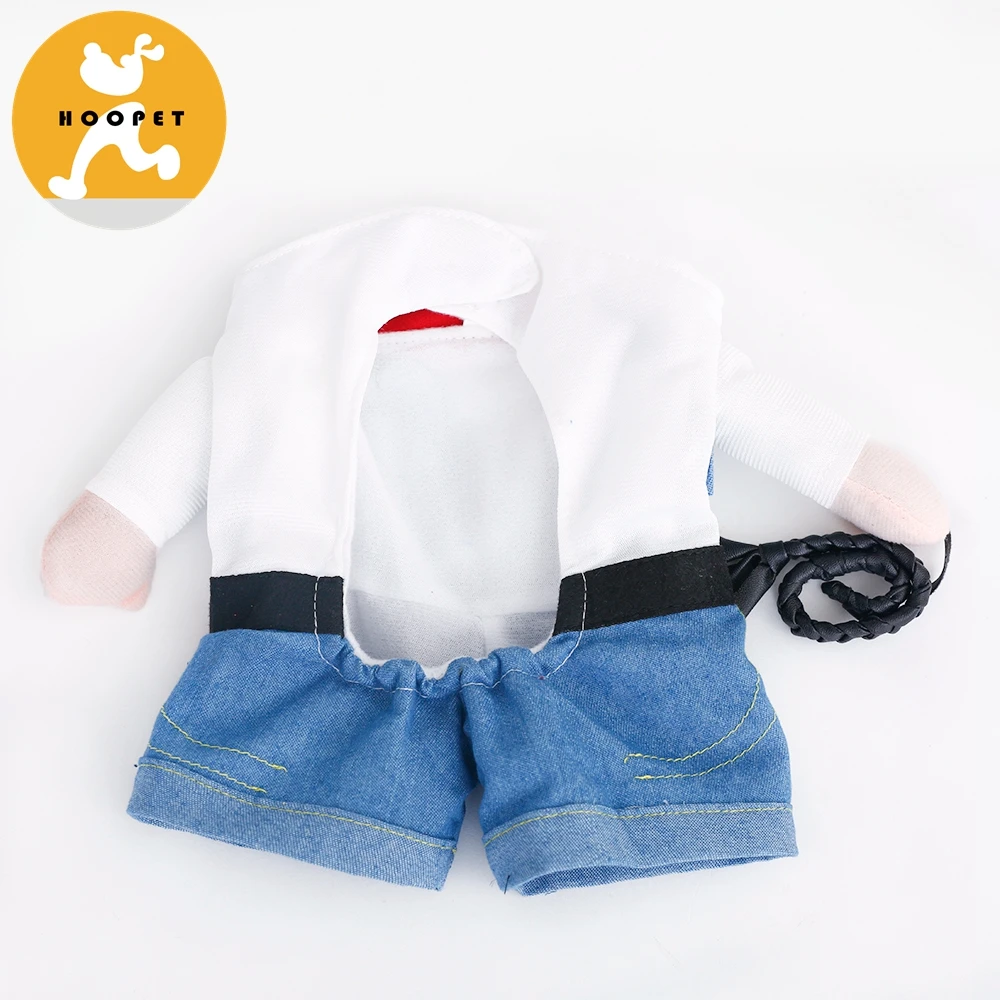 Pet Costume West CowBoy Uniform with Hat Funny Dog Cowboy Clothing Halloween Costume for Small Dog Cat