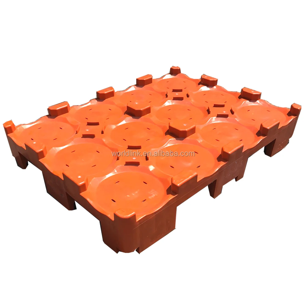 Hot Sale Heavy Duty Stackable  12pcs 5 GallonWater Bottle Plastic Pallet