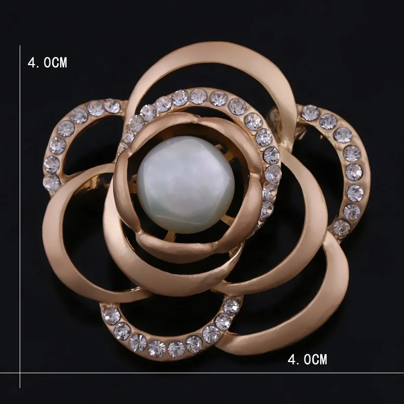 Jewelry factory wholesale cheap Deluxe Rhinestone Wedding Brooch
