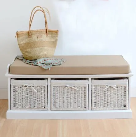 New Style Design Modern Shoe Cabinet Bedroom Shoe Cabinet Storage Bench Indoor Wooden Shoe Storage Bench