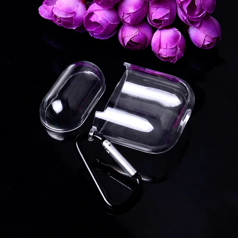 For AirPods Earphones Accessories Charging Case Crystal Color PC Shockproof Protective Cover Case Skin