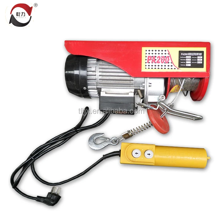 100kg/200kg single phase PA200 micro electric hoist