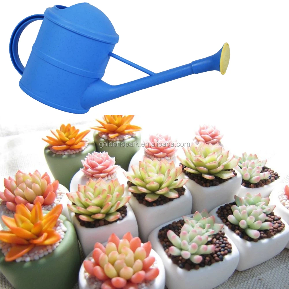 Plastic Durable Watering Can Long Spout Flower Gardening Tools Stylish Handy 1.6L