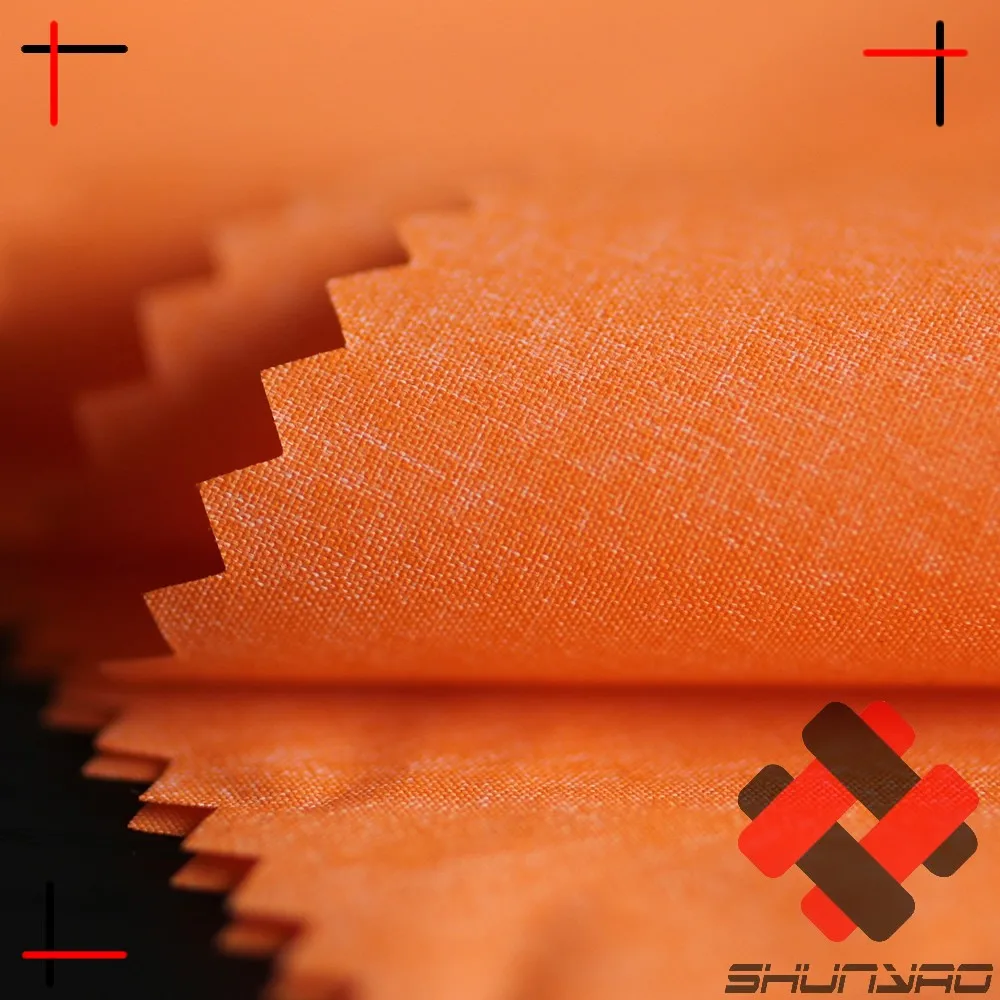 
80D nylon poly ATY two tone melange fabric for winter jacket 