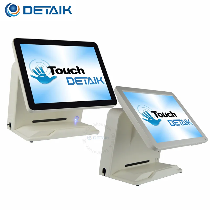 Epos Terminal 15 Inch All In One Touchscreen Windows Tablet Cashier Machine POS System for Restaurants