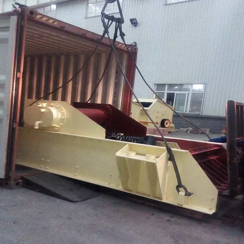 ZSW series eccentric shaft automatic vibrating hopper feeder for metallurgy
