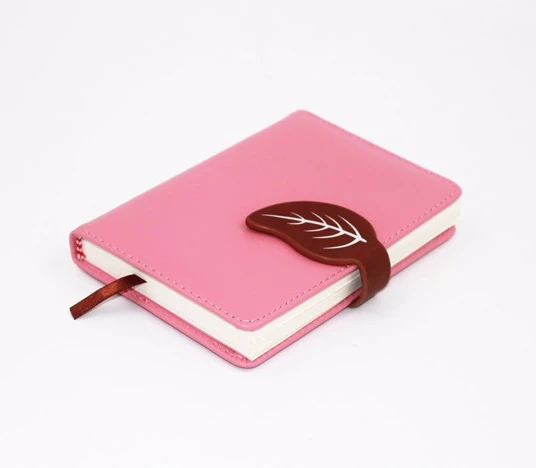 2018 Pocket size colorful pu leather cover notebook