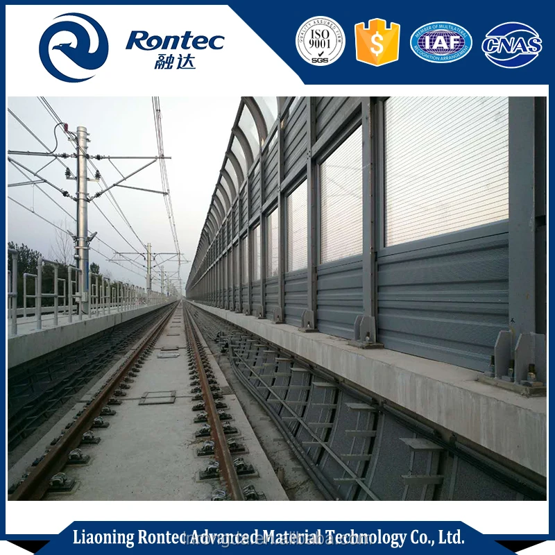 
noise barrier sound absorbing wall for railway/subway/highway 