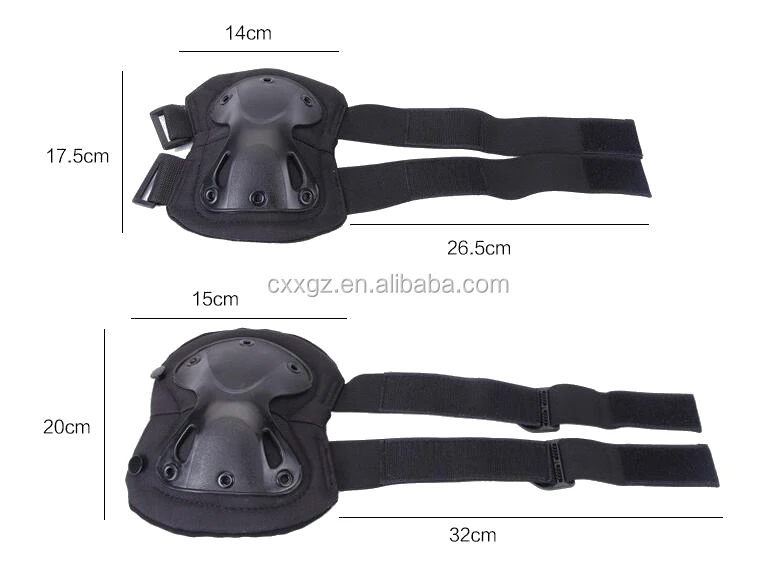 Factory Custom 600D Safety Sports Protection Outdoor Tactics Fighting Tactical Elbow Knee Pads