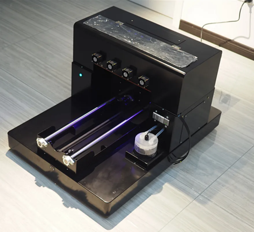 semi-automatic uv flatbed printer with cheap price