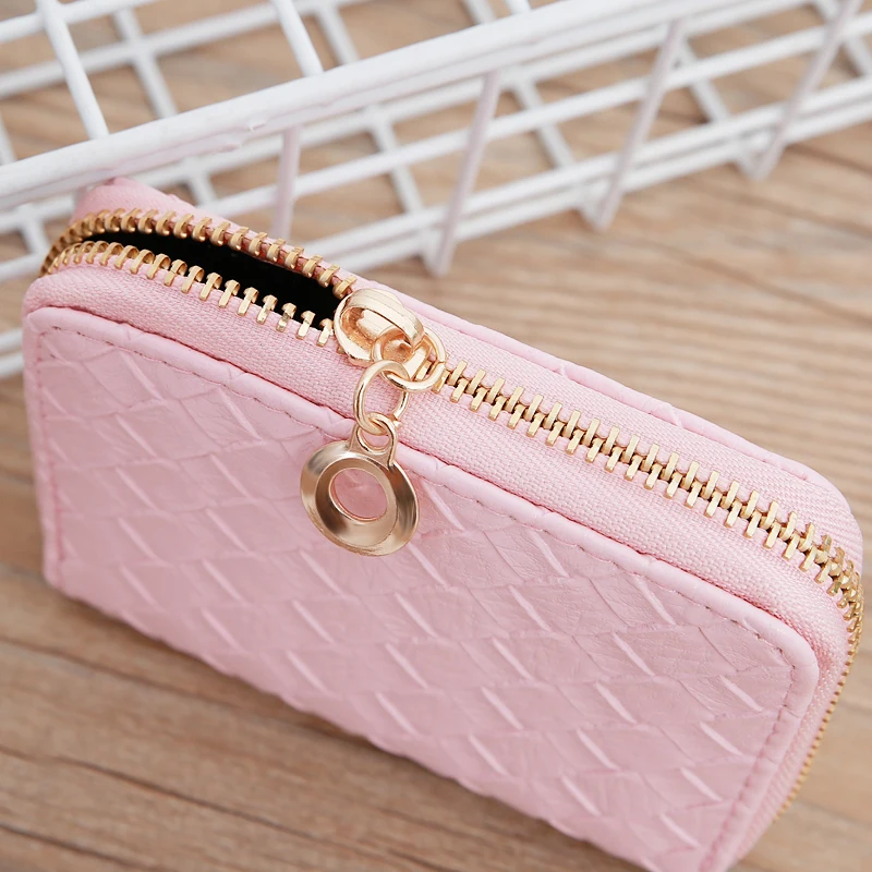 HOT SALE KOREAN WOMEN WALLET COIN PURSE  ZIPPER SHORT LADIES MONEY CLIP CUSTOM LOGO