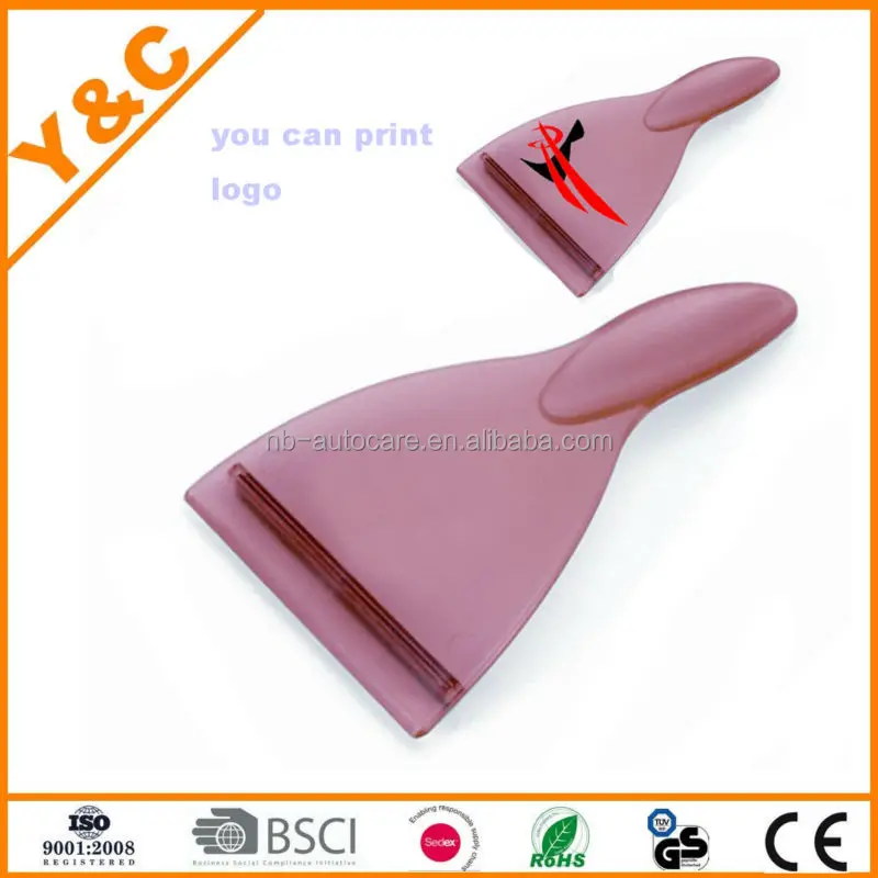 ps material and different color plastic ice scraper