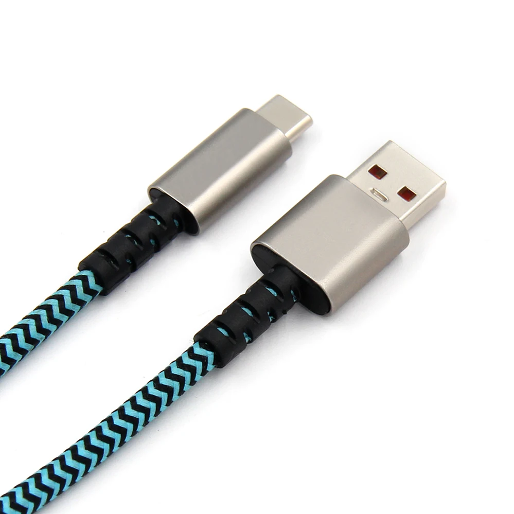 Лидер продаж новый модный дизайн USB 3.0 TYPE-C кабель нейлоновый Плетеный USB-кабель типа C для зарядки и передачи данных