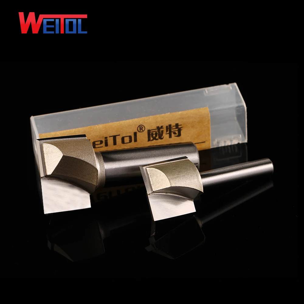 Weitol CNC  woodworking tools round cleaning bottom engraving bit with high quality