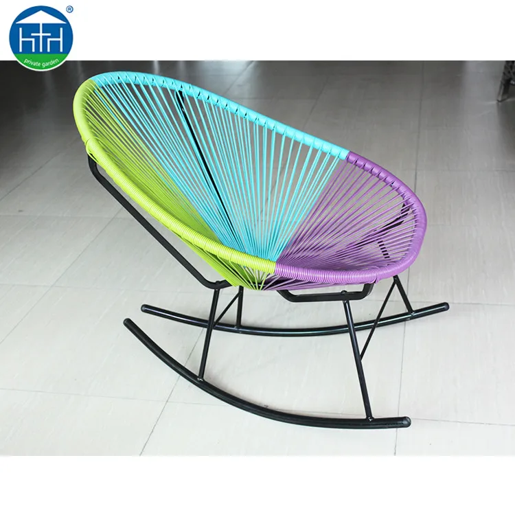 DW-AC052 Outdoor Garden Modern Leisure Round Rocking Chairs