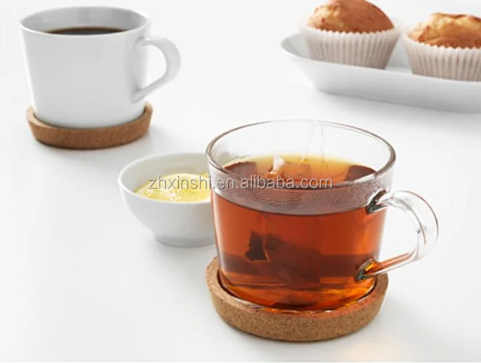 Hot sale coffee cup coaster teacup mop anti-scalding wooden cup mat handmade Fluted wooden coasters