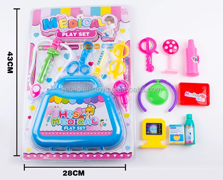 Factory outlet medical play set doctor toys for children (3 colors mixed)
