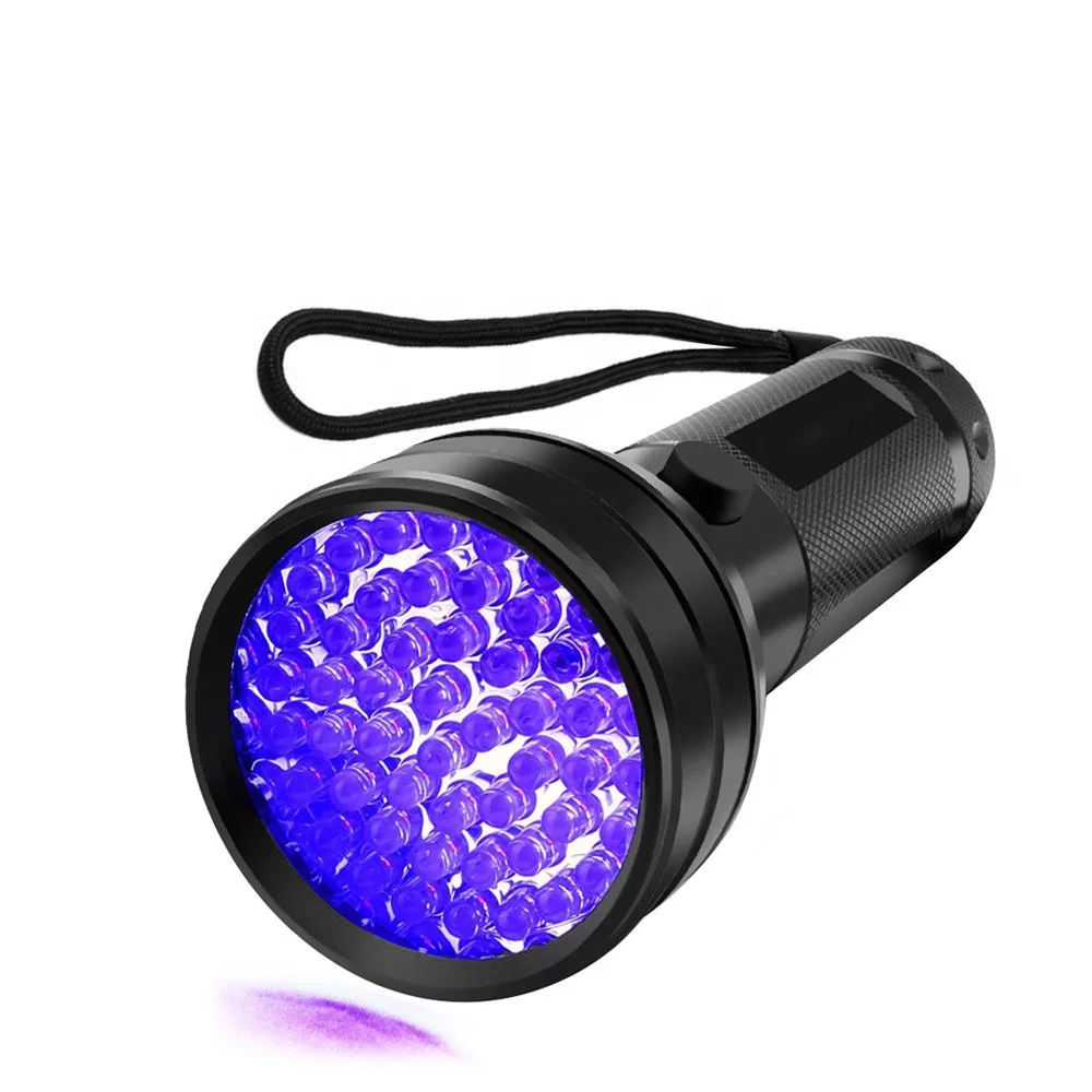 UV 51 LED Ultraviolet Blacklight Pet Urine Detector UV Flash Light