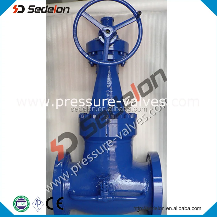 
API Gate Valve With Bypass Gear Operated 
