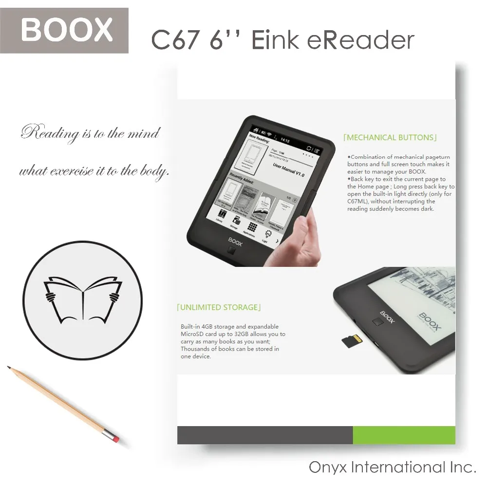 boox best ebook reader cheap android e-ink tablet