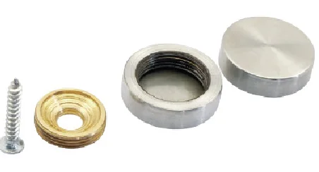 Stainless steel plastic sign screws covers bronze mirror screws cover