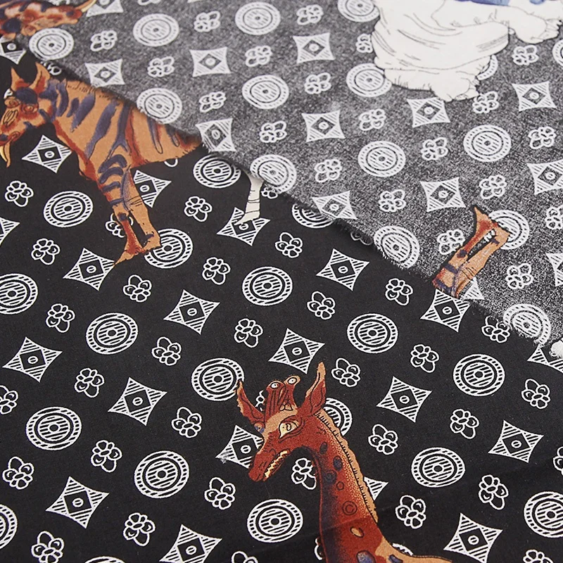 Factory Supply High Quality Fashion Wholesale Custom Print 100% Pure Cotton Fabric for Garment