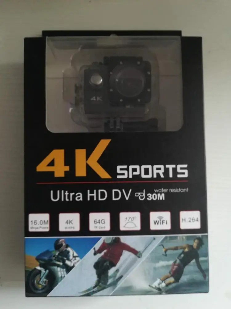  Genlerplus 4247 чипсет WIFI Спортивная камера Full HD 2 0 дюймовая Водонепроницаемая экшн-камера для камеры Go