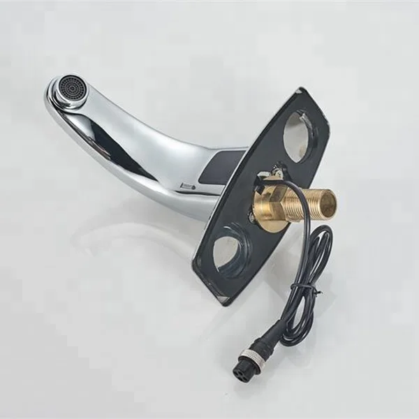 Infrared Single Cold Water Saving Smart Brass Bathroom Induction Touchless Automatic Sensor Water Taps Faucet For Wash Basin