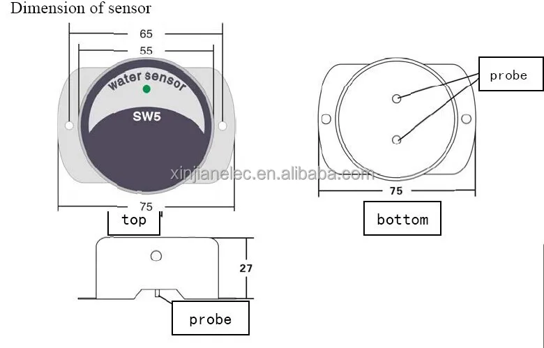 High quality industrial used SW5 water leak sensor