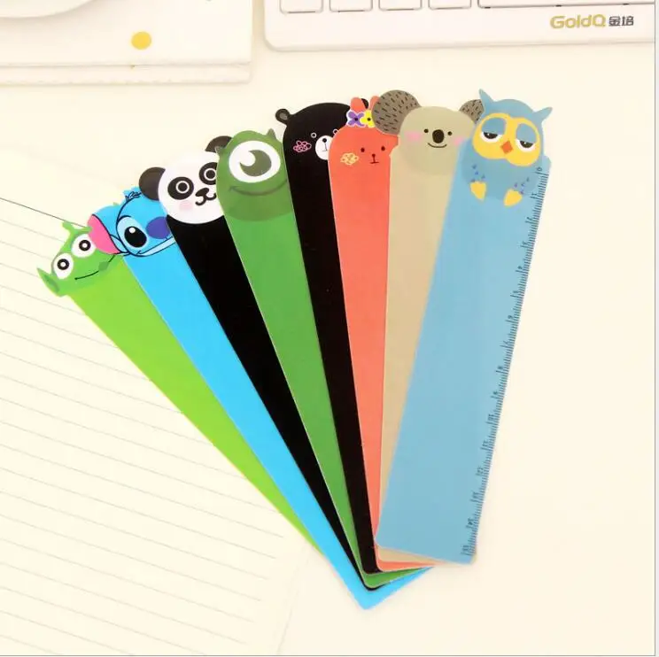 Hight quality 30 cm ruler actual size printing clean 15cm plastic scale ruler security measuring ruler