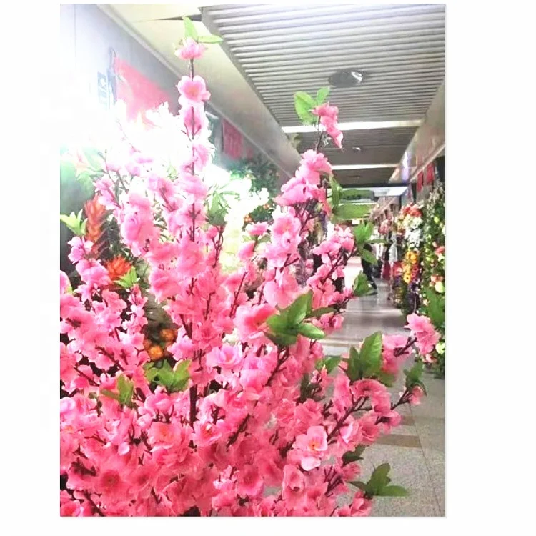Chinese Supplier Artificial Peach Blossom Tree For Wedding Decoration