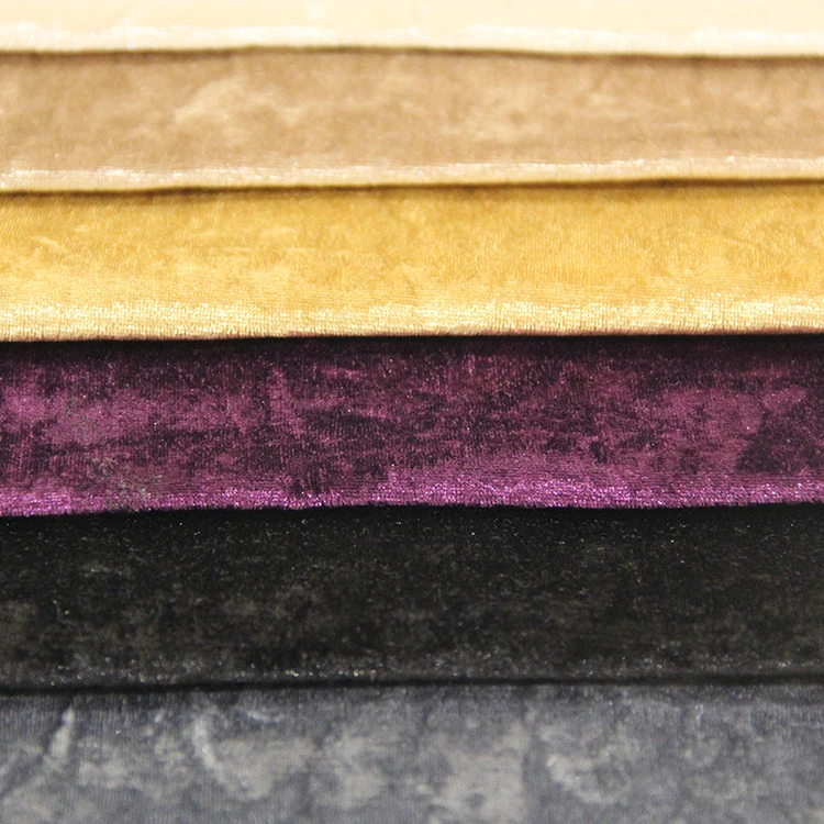 280cm Width Ice Crushed velvet for curtain cushion 7 set sofa & bed upholstery