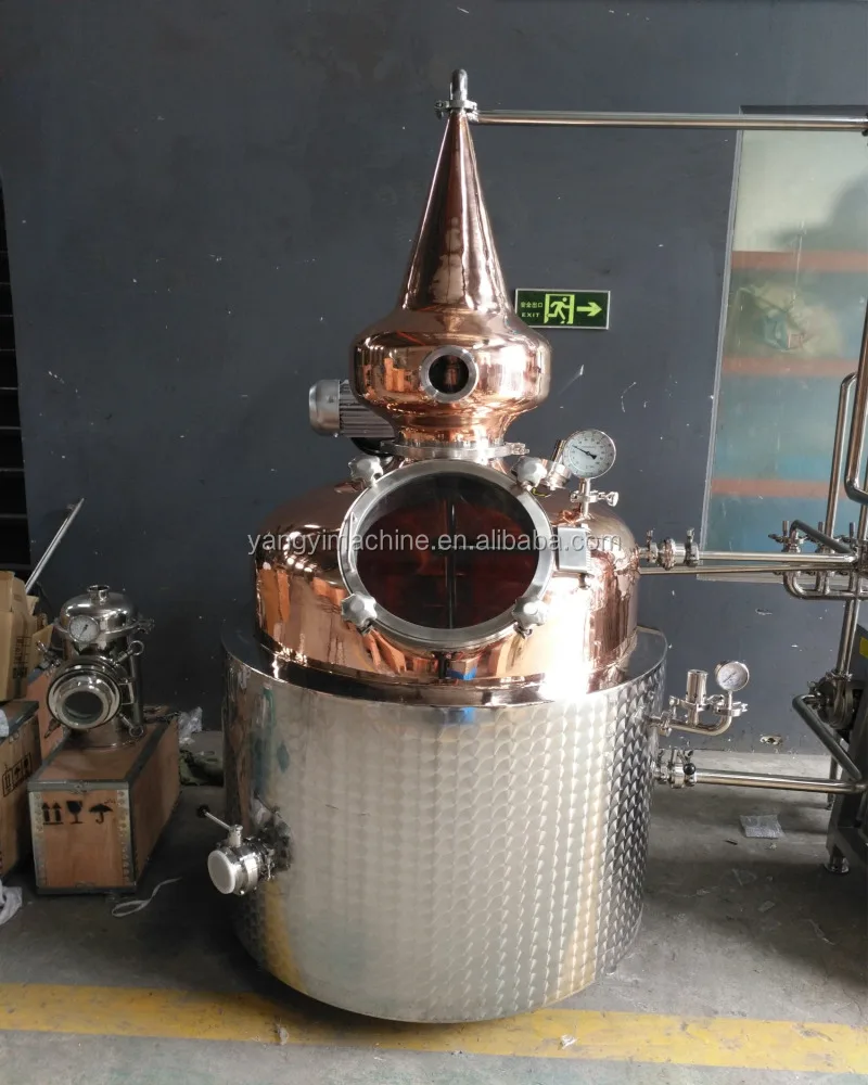 copper plate stainless steel reflux collumn still alcohol distiller/alcohol distillatio factory Whiskey & moonshine distillery