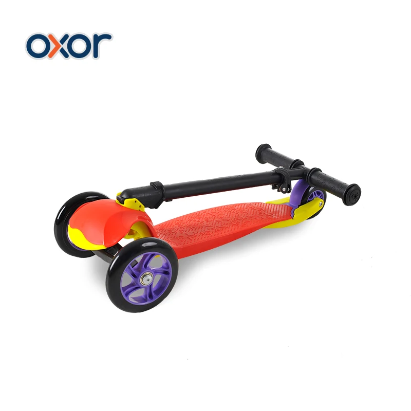 Child Mixed Color 3 Wheel Kids Foot Scooter Kick Scooters Foldable Durable Pedal Scooter
