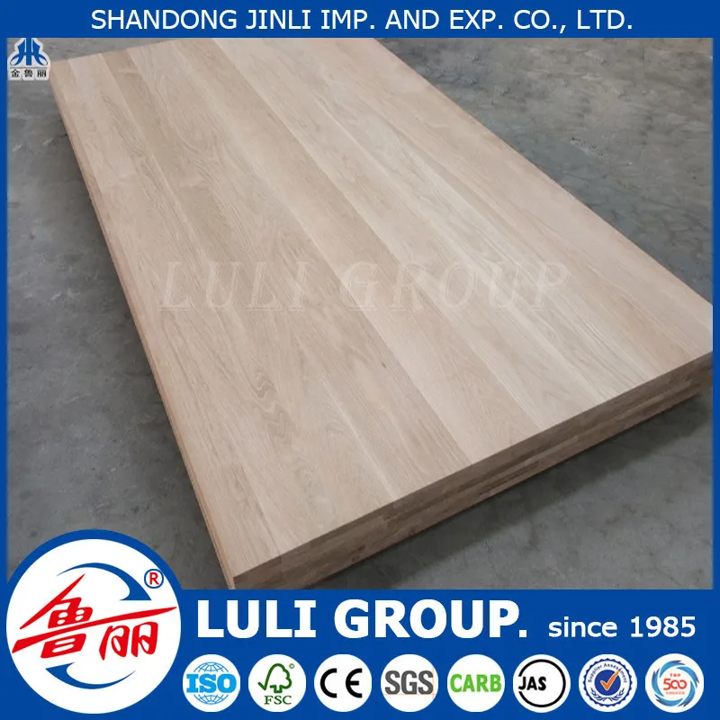 
white oak finger joint board and edge glued board 