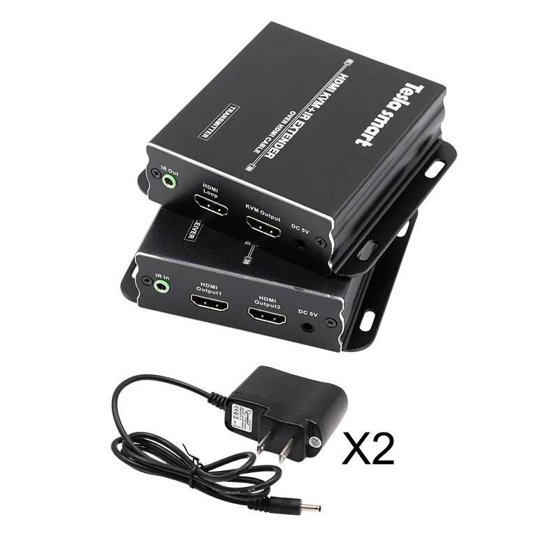 TESmart HDMI/KVM/HDMI Audio Video Fiber optical extender 4K KVM Extender