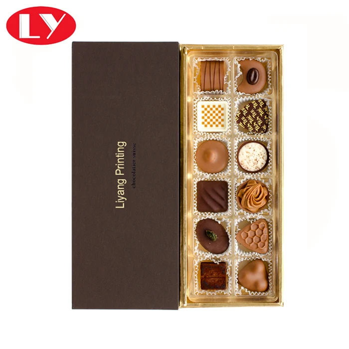 Gift Paper 12 Chocolates Box with Divider