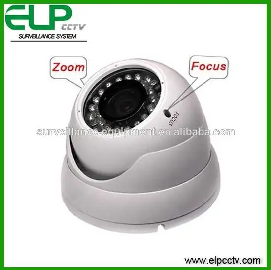 2 Мп купольная IP камера poe с Переменным фокусным расстоянием 36 ИК LED с IR cut ELP-IP5180VD