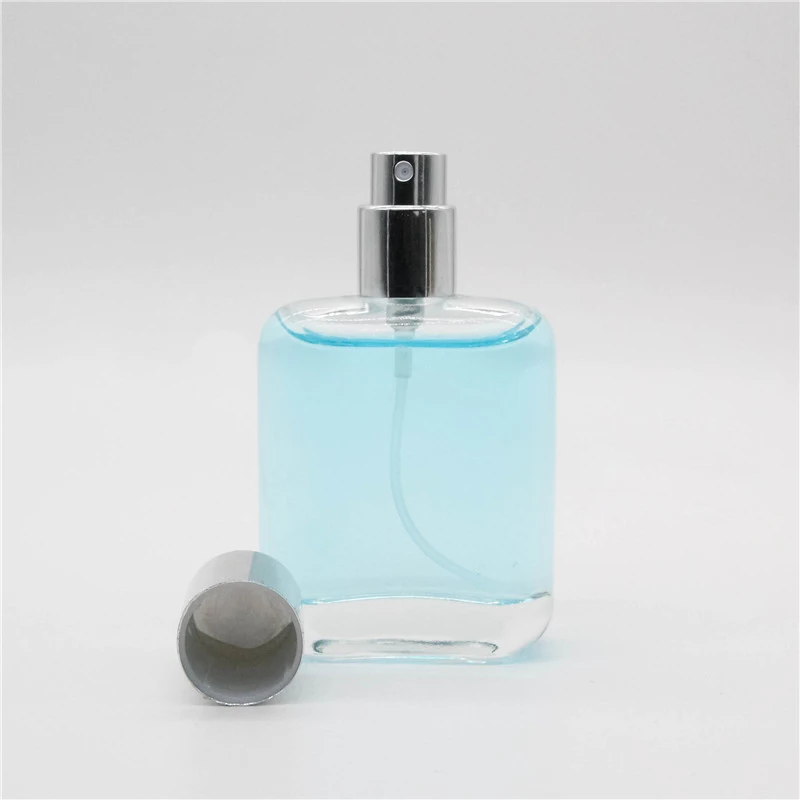 Wholesale high quality 30ml refillable clear glass spray pump perfume bottle wholesale glass perfume bottles