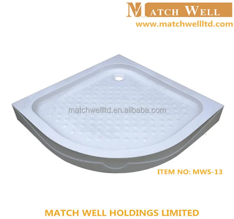 Bathroom Sanitary deep black shower tray 70x70