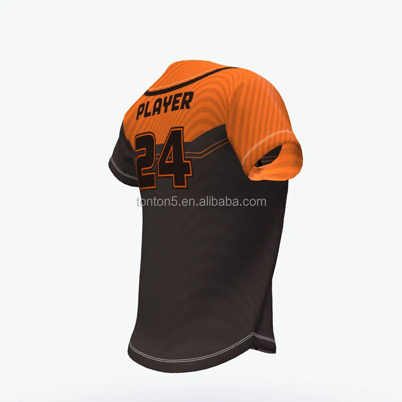 High quality 100% cotton baseball jerseys custom baseball jersey
