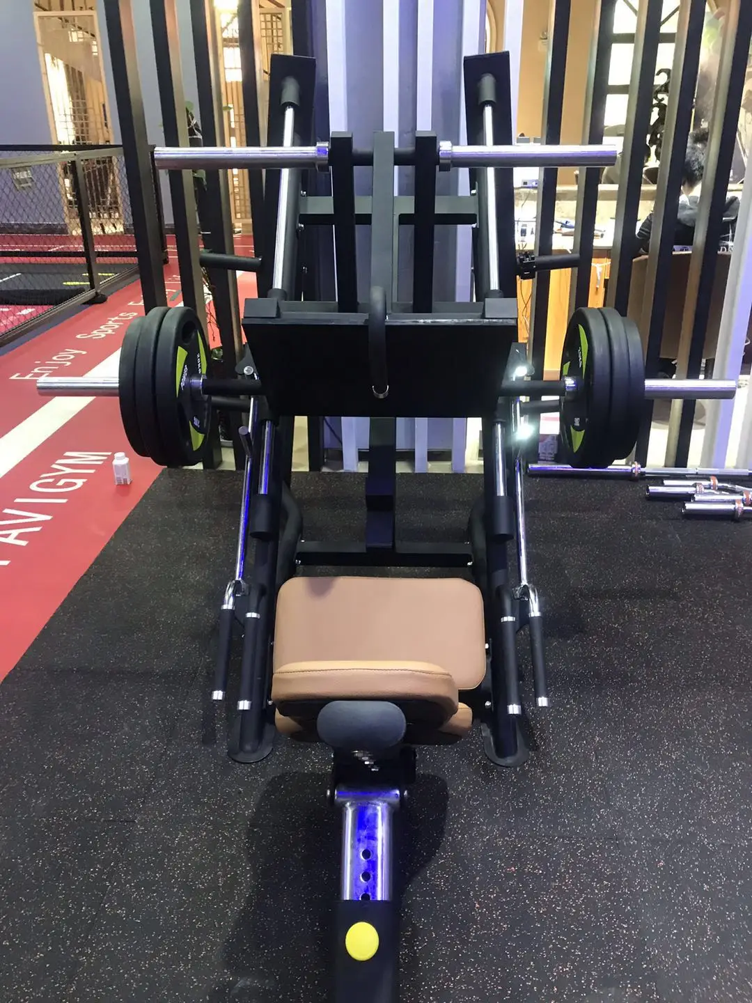 Huiti Fitness commercial machine plate loaded strength training machine leg exercise LINEAR LEG PRESS HT-M12