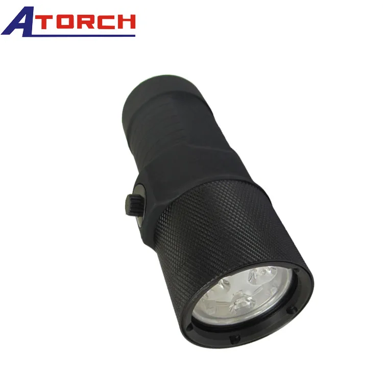 
Professional underwater equipment IP68 led scuba diving Flashlight 