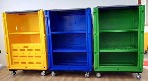 Hotel laundry linen trolley