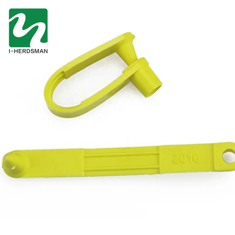 73MM Length Strip Shape TPU Material Animal Identification Mark Livestock One Pieces Ear Tag Sheep Ear Tag