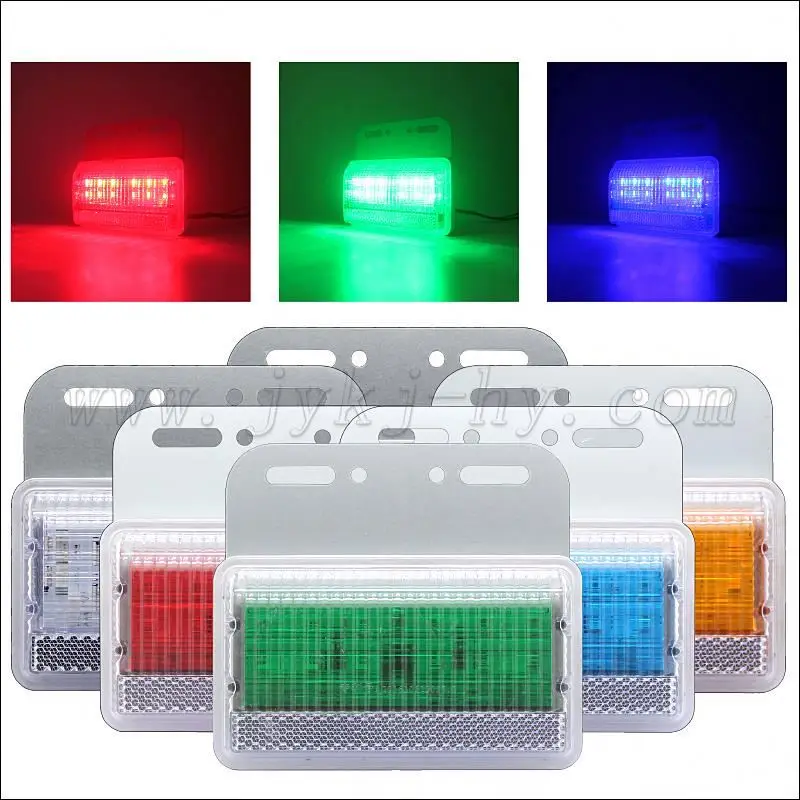 
12V 24V LED Side Marker Trailer Lights Warning Lamp for Car Truck 