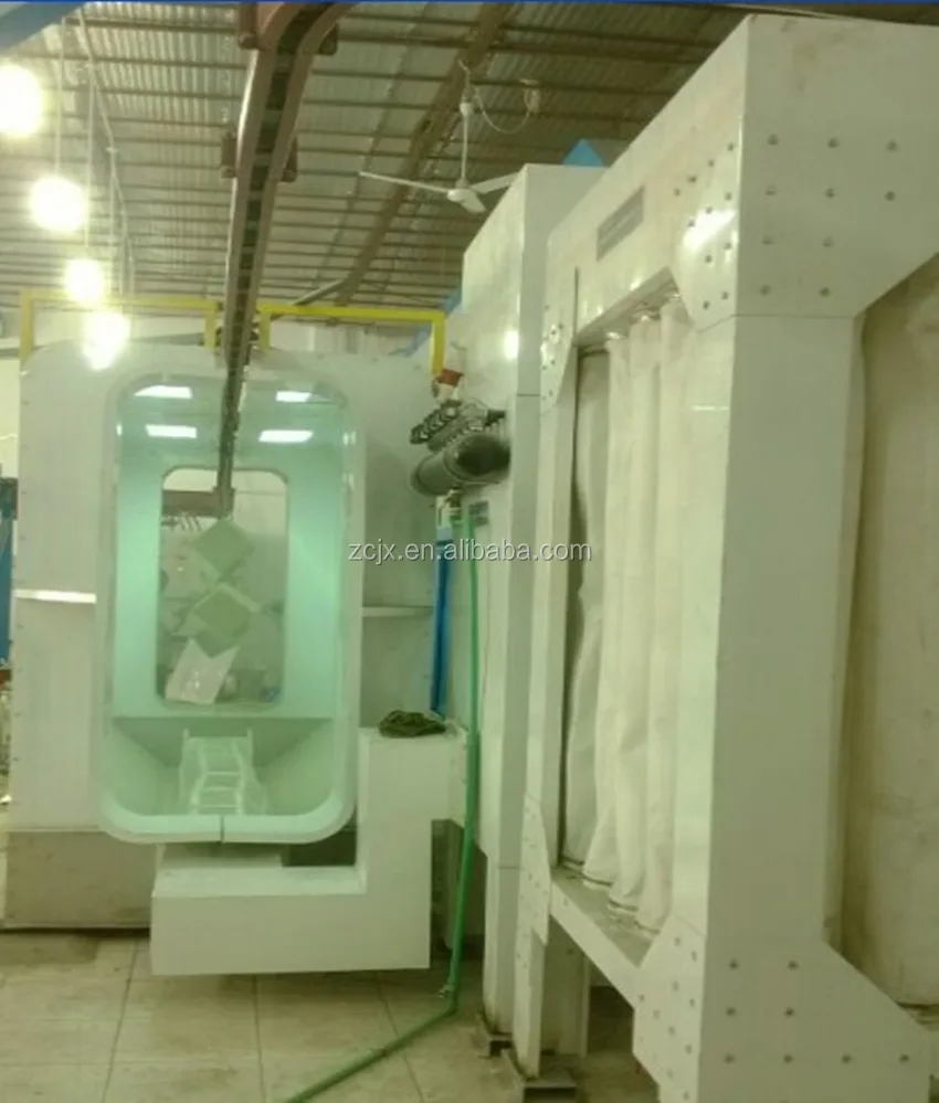 Automatic powder coating line powder spraying equipments for steel parts