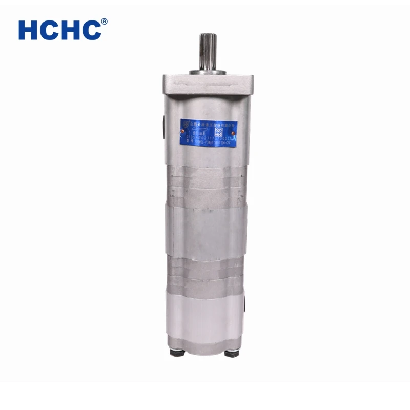 China manufacturer tandem hydraulic triple gear pump CBWSL