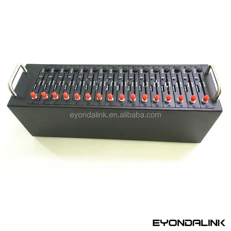 Compatible with Kannel software 16 ports gsm modem pool for bulk sms sending email modem