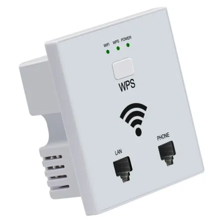 300 Мбит/с Wi-Fi беспроводной настенный модуль AP для гостиничного широкополосного интерьера Беспроводная мини-точка доступа Inwall Openwrt